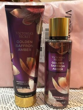 (Inventory 44) Victoria’s Secret Golden Saffron Amber Lotion & Mist